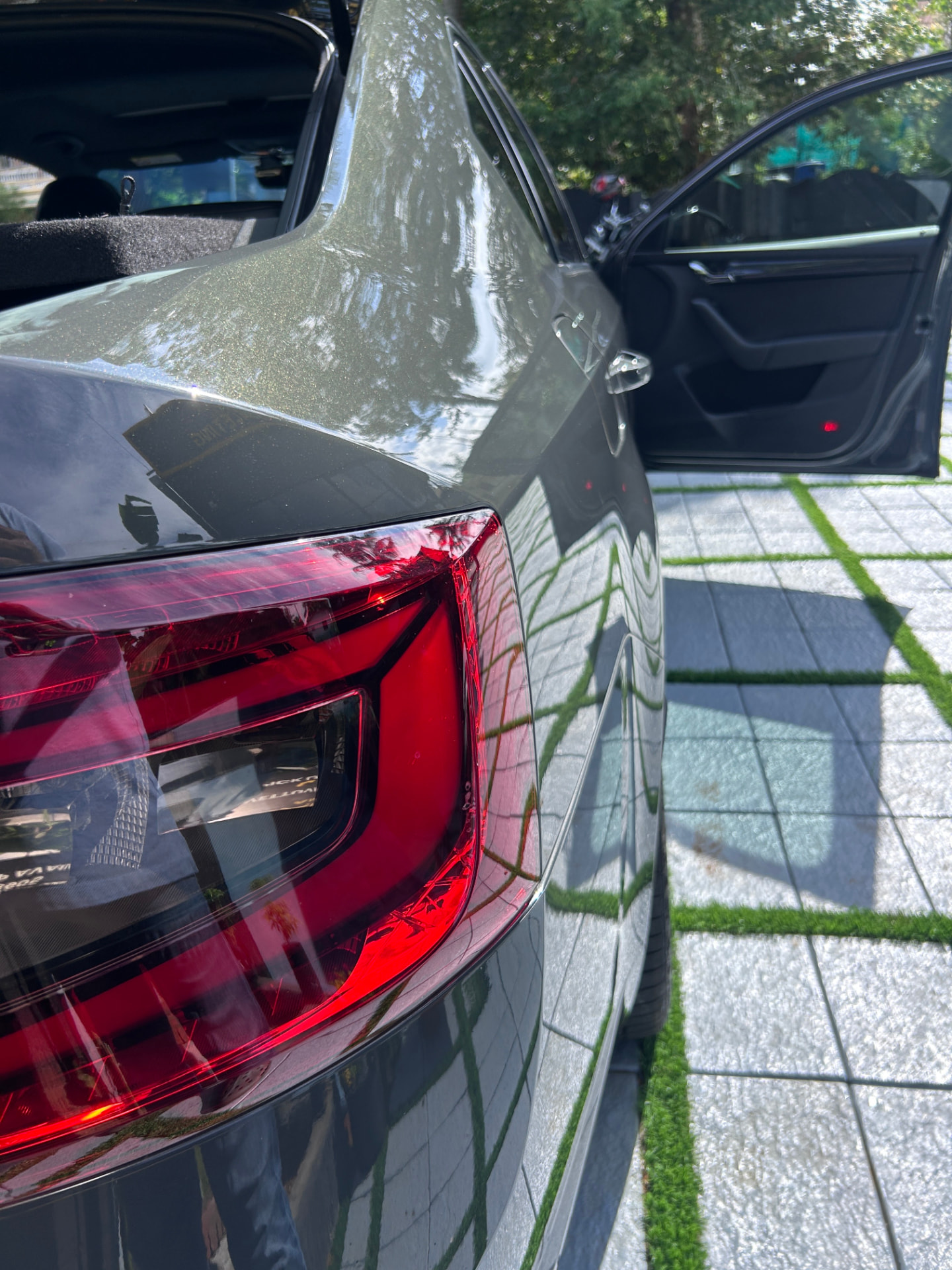 Glossy car finish after detailing at BM Car Wash & Valeting